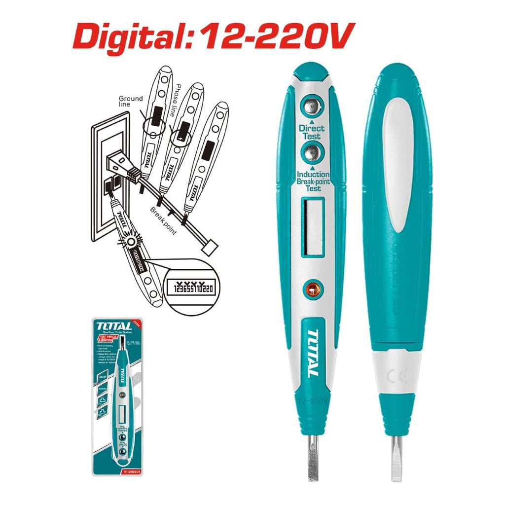 [SKUIMG]THT292201|THT292201_1.jpg|MEDIDOR PROBADOR DE VOLTAJE DE L�PIZ AC100-500V /DIGITAL:12-220V