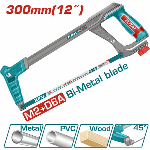 [SKUIMG]THT541016|THT541016.jpg|SEGUETA INDUSTRIAL PARA METAL DE 300 MM / 12" PARA TRABAJO PESADO. INCLUYE 1 HOJA DE SIERRA