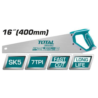 [SKUIMG]THT55166D|THT55166D.jpg|SERRUCHO DE MANO DE 16 "/ 400 MM SK57TPI, DIENTES TRIPLES DE PRECISIÓN DE TRATAMIENTO TÉRMICO.