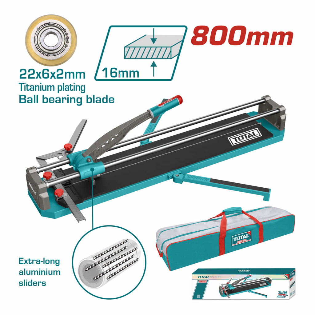 [SKUIMG]THT578002|CORTADOR DE AZULEJOS Y BALDOSAS DE 800MM. MAX GROSOR 16MM CUCHILLA DE CARBURO DE TUNGSTENO. CORTE R