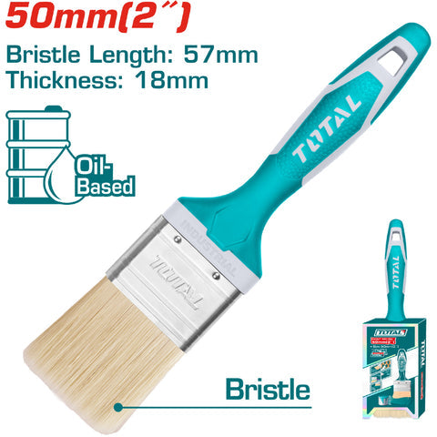 [SKUIMG]THT84026|BROCHA PARA PINTAR 2". PINTURA A BASE DE ACEITE. LARGO: 57MM. ESPESOR: 18MM. MANGO DE GOMA.