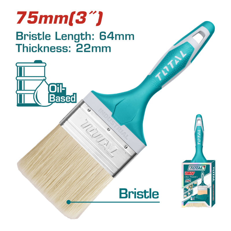 [SKUIMG]THT84036|BROCHA PARA PINTAR 3". PINTURA A BASE DE ACEITE. LARGO: 64MM. ESPESOR: