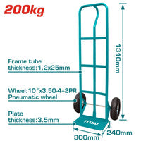 [SKUIMG]THTHT20141|THTHT20141.jpg|CARRETILLA MANUAL DE CARGA PARA 200 KG. ESPESOR DE LOS TUBOS: 1.2 X 25 MM. ALTA CALIDAD