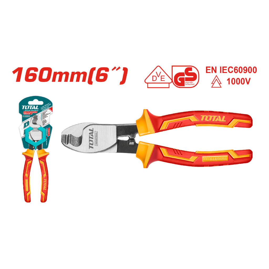 [SKUIMG]THTIP2761|THTIP2761.jpg|ALICATE PELA CABLE DE 6" (160MM) DE MANGO AISLADO. ACABADO NEGRO PULIDO. SOPORTA 1000 V.