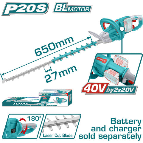 [SKUIMG]THTLI40028|CORTASETOS PODADORA INALÁMBRICA 40V LONGITUD DE 650MM 3600CPM NO INCLUYE BATERÍA NI CARGADOR. SUPER
