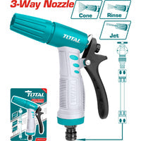[SKUIMG]THWS010301|PISTOLA BOQUILLA DE AGUA DE PLÁSTICO AJUSTABLE A 3 VIAS. TRAE 1 ADAPTADOR DE 3/4".