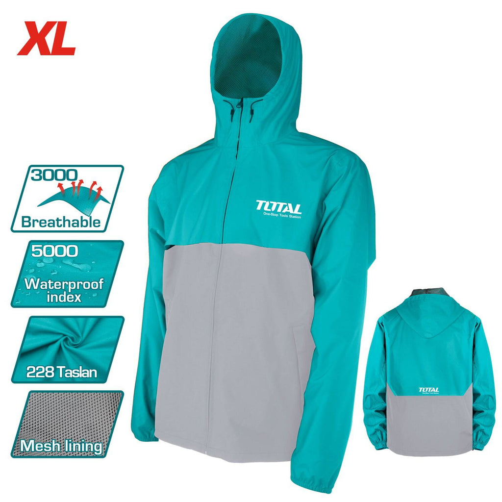 [SKUIMG]TJCTC2282.XL|TJCTC2282.XL.jpg|CHAQUETA CORTAVIENTOS DE TRABAJO, TALLA: XL, MATERIAL: TASLAN228 Y FORRO DE MALLA