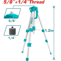 [SKUIMG]TLLT01152|TRÍPODE DE ALUMINIO 1/2M. TUERCA 5/8 Y 1/4