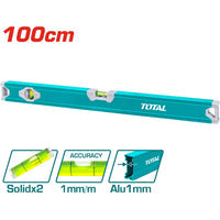 [SKUIMG]TMT210036|TMT210036.jpg|NIVEL DE BURBUJA DE 100 CM. ESPESOR DEL ALUMINIO 1 MM. ALTA CALIDAD. ALTA PRECISION.