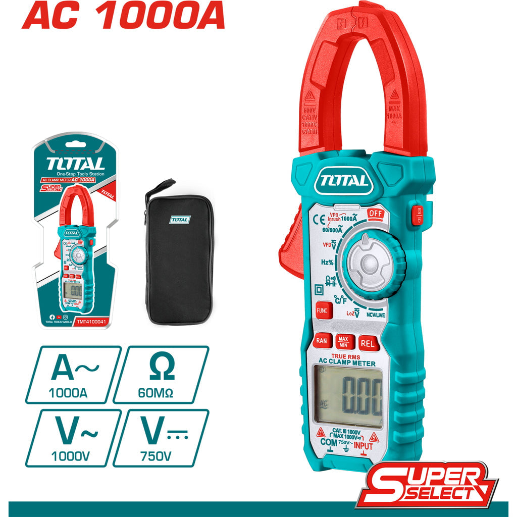 [SKUIMG]TMT4100041|TMT4100041.jpg|MEDIDOR AMPERIMETRO AC DIGITAL 1000AMP,