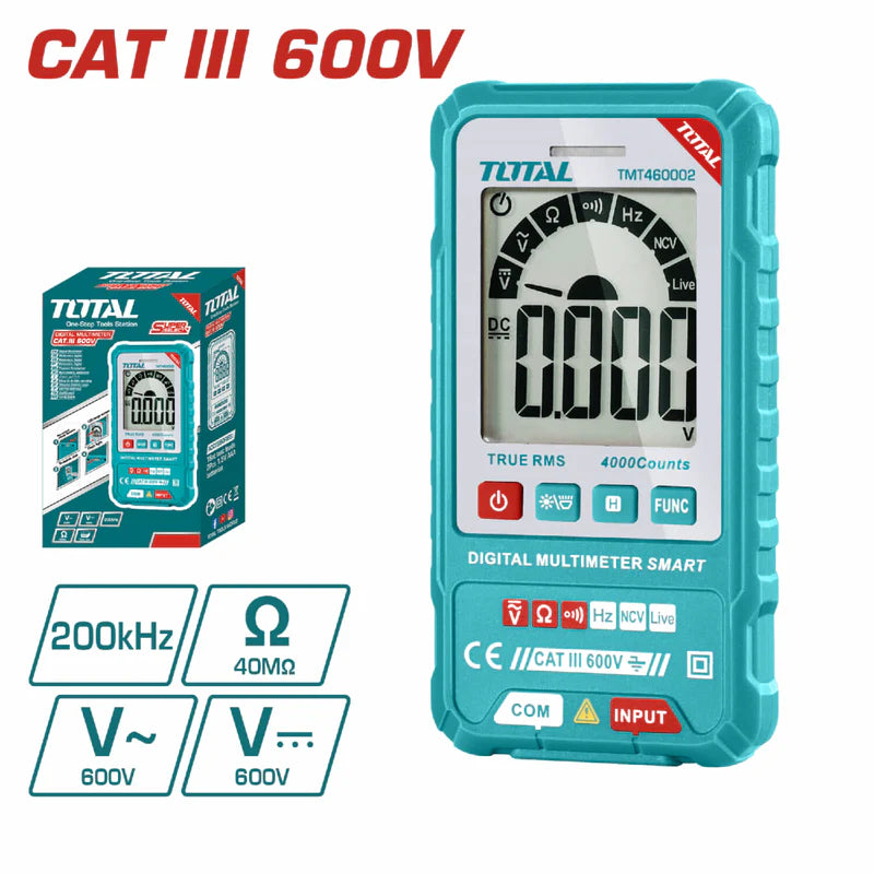 [SKUIMG]TMT460002|TMT460002-FRONTEND-pL4uqghl9CF8aYiA.png|MULTÍMETRO DIGITAL TOTAL SMART 600V FUNCIÓN (AC/DC VOLTAJE, RESISTENCIA Y FRECUENCIA)