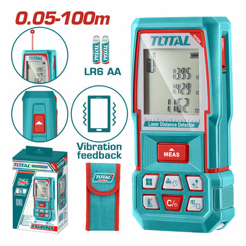 [SKUIMG]TMT51036|MEDIDOR LASER RANGO 0.05-100M. PRECISION DE MEDICION: 2.0MM TIPO DE LASER: 635 NM, <1 MW, CLASE 2 TE