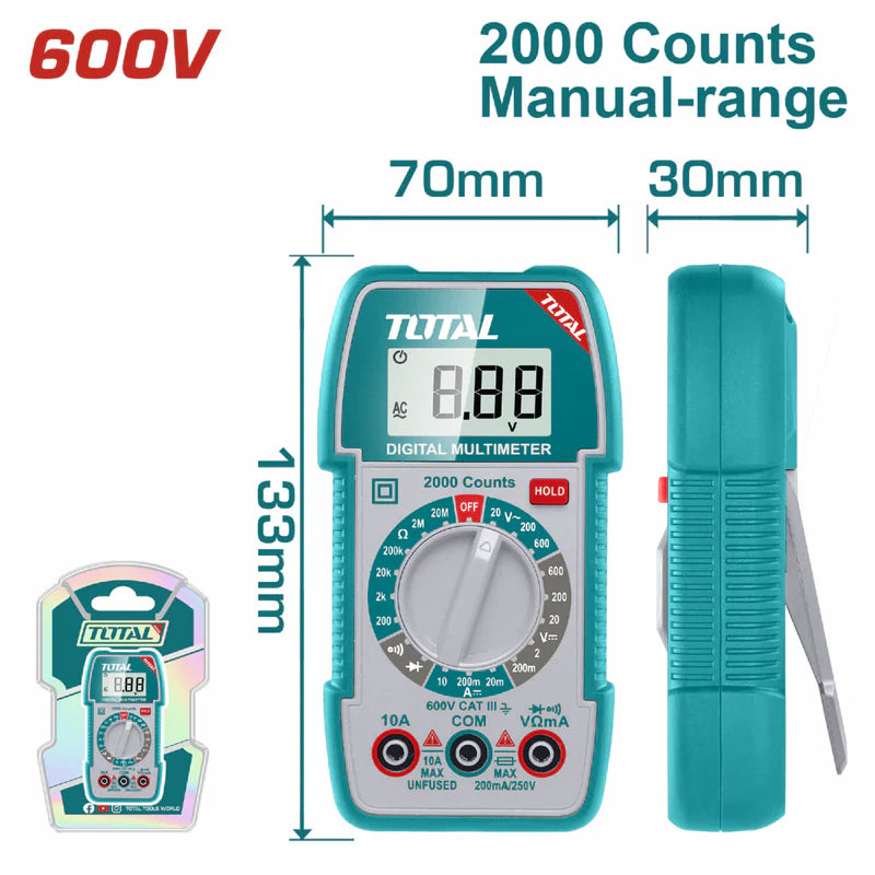 [SKUIMG]TMT5360011|TMT5360011-FRONTEND--OTfTPaqcV5h3u9p.png|MULTIMETRO DIGITAL 2000 COUNTS RMS. DETECCIÓN DE VOLTAJE SIN CONTACTO. RANGO MANUAL.
