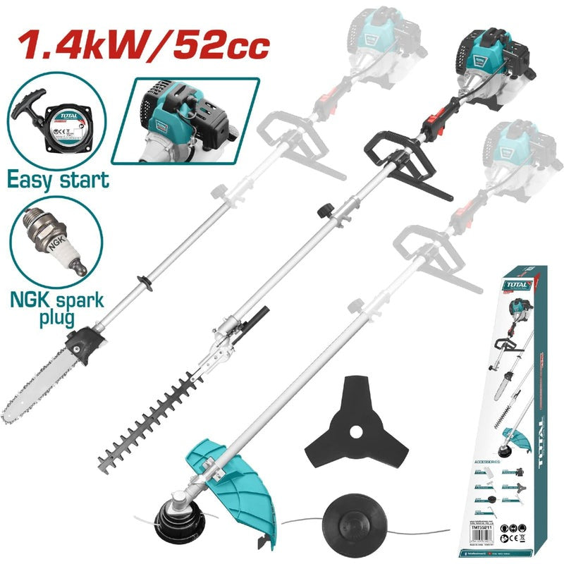[SKUIMG]TMT55211|TMT55211.jpg|MULTI-HERRAMIENTA DESMALEZADORA PARA PODAR MOTOR 2 TIEMPOS GASOLINA 43CC