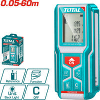 [SKUIMG]TMT56016|TMT56016.jpg|(MODELO MEJORADO) MEDIDOR LASER RANGO 0.05-60MTS.EXACTITUD ±2.0MM. 620~690NM, <1MW IP54.BATERIAS.AA