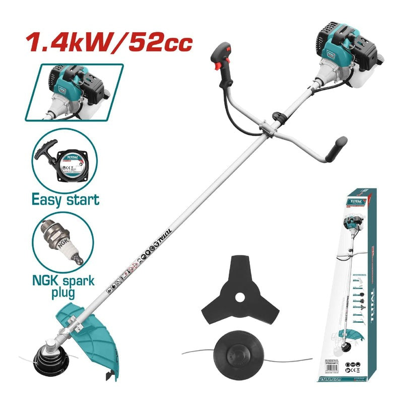 [SKUIMG]TP5524411|DESMALEZADORA GRANDE. MOTOR 2 TIEMPOS ENFRIADO POR AIRE A GASOLINA 1.4KW (2.2HP) 52CC.