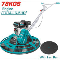 [SKUIMG]TP9361-2|TP9361-2.jpg|LLANA DE PODER A GASOLINA. POTENCIA DEL MOTOR: 4.8KW (6.5HP). PESO: 78KG. CON PLATO DE HIERRO. 91CM