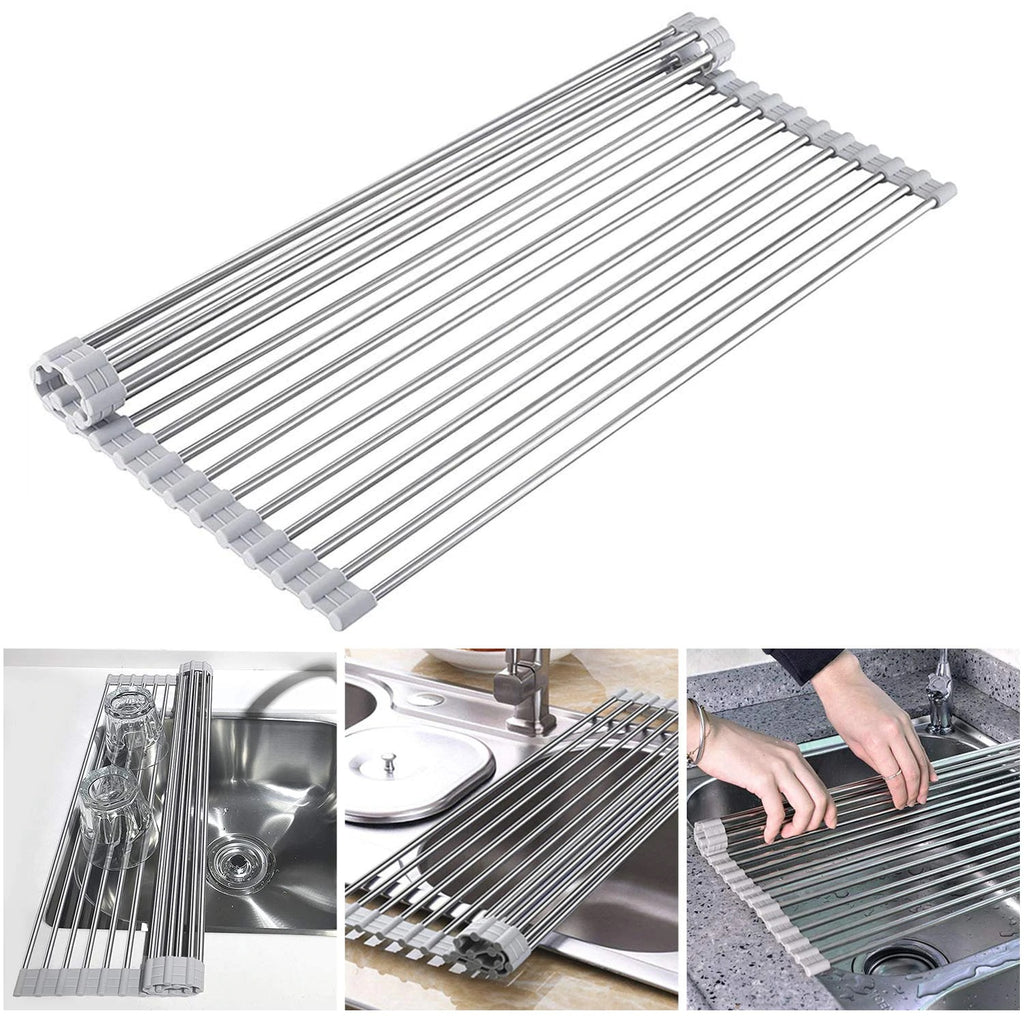 [SKUIMG]TS003/A|TS003-A.jpg|ESCURRIDOR PLEGABLE ENRROLLABLE 47*28*1CM INOXIDABLE