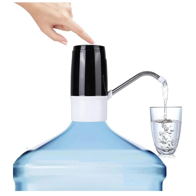 [CARBONE]TS024|DISPENSADOR DE AGUA ELECTRICO, RECARGABLE POR USB, PARA GARRAFON