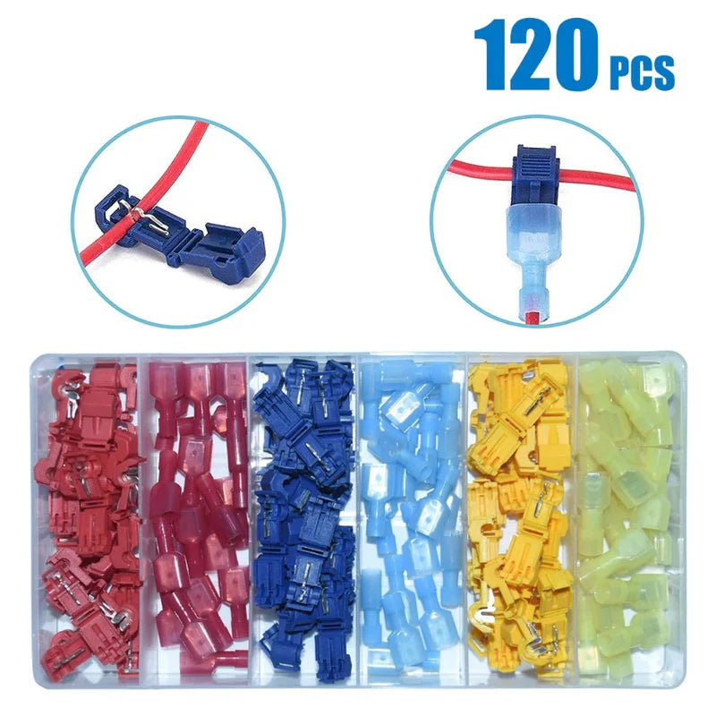 [SKUIMG]TS041|TS041-FRONTEND-e6QUVl1RwRl-z8JA.png|JUEGO DE 120 PIEZAS DE CONECTORES DE CABLE ELECTRICOS EN T DE EMPALME RAPIDO.