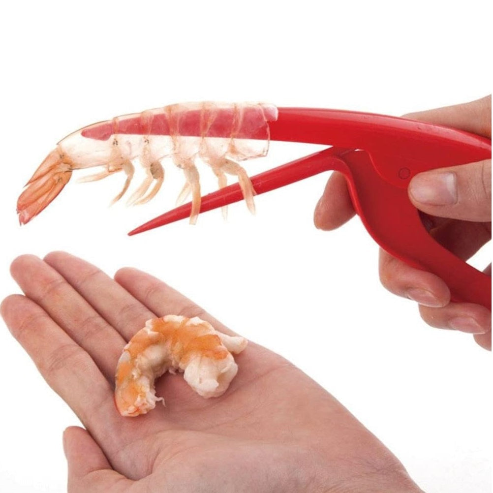 [CARBONE]TS059|PINZA PARA PELAR CAMARONES Y MARISCOS.