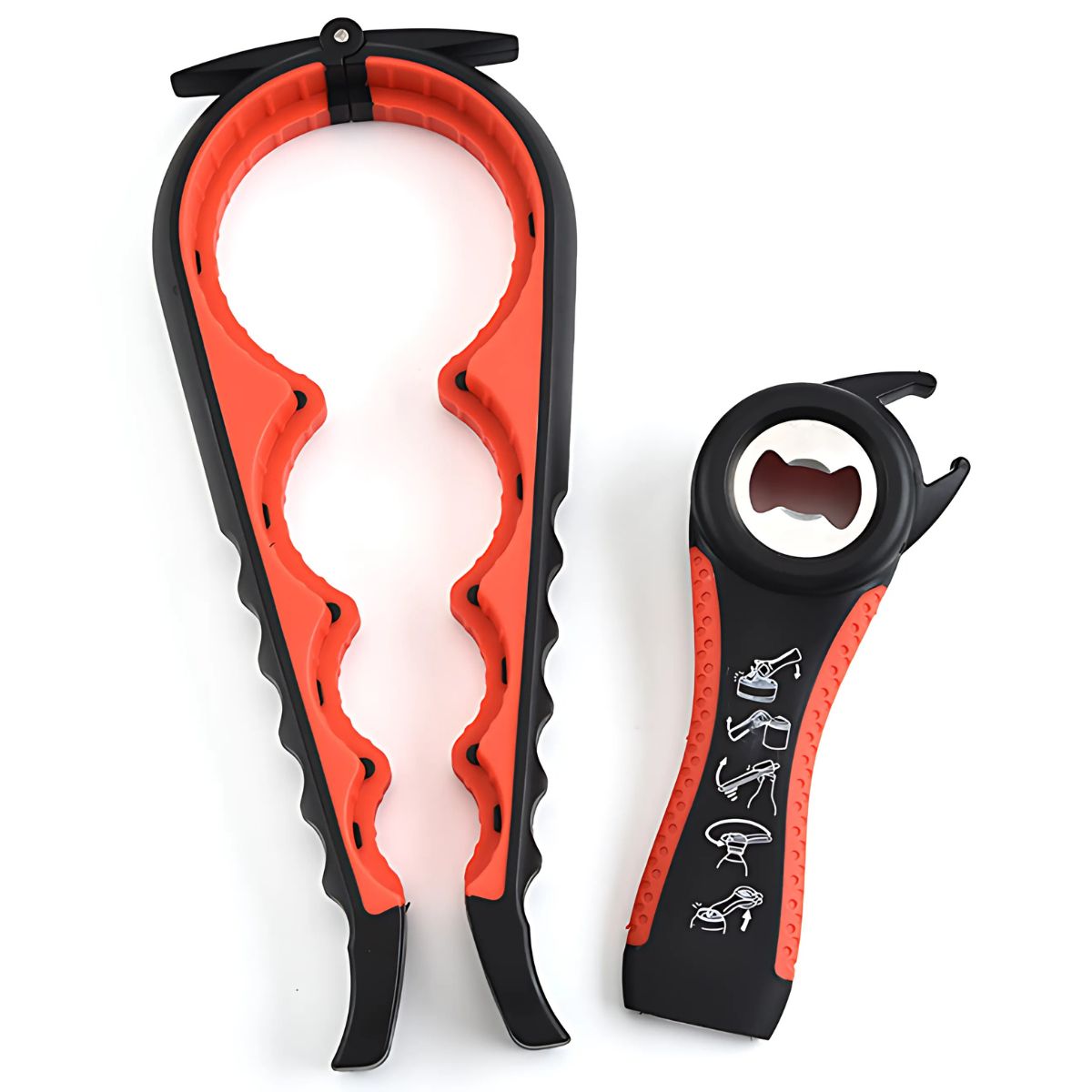 [CARBONE]TS060|ABRIDOR DE FRASCOS UNIVERSAL 4 EN 1.
