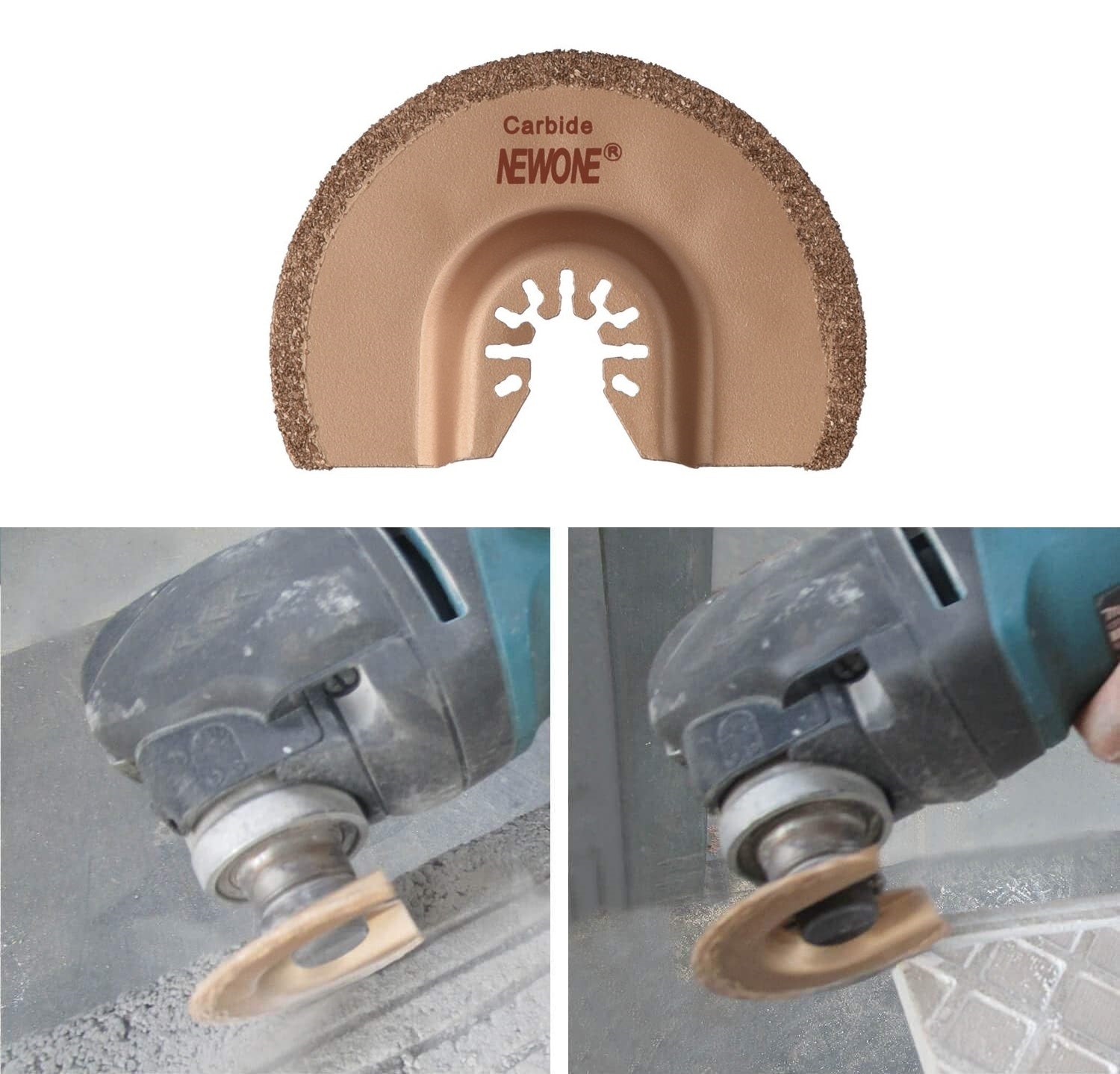 [CARBONE]TS158|CUCHILLA PARA SIERRA OSCILANTE DE CARBURO CEMENTADO. DISEÑO SEMI CIRCULO