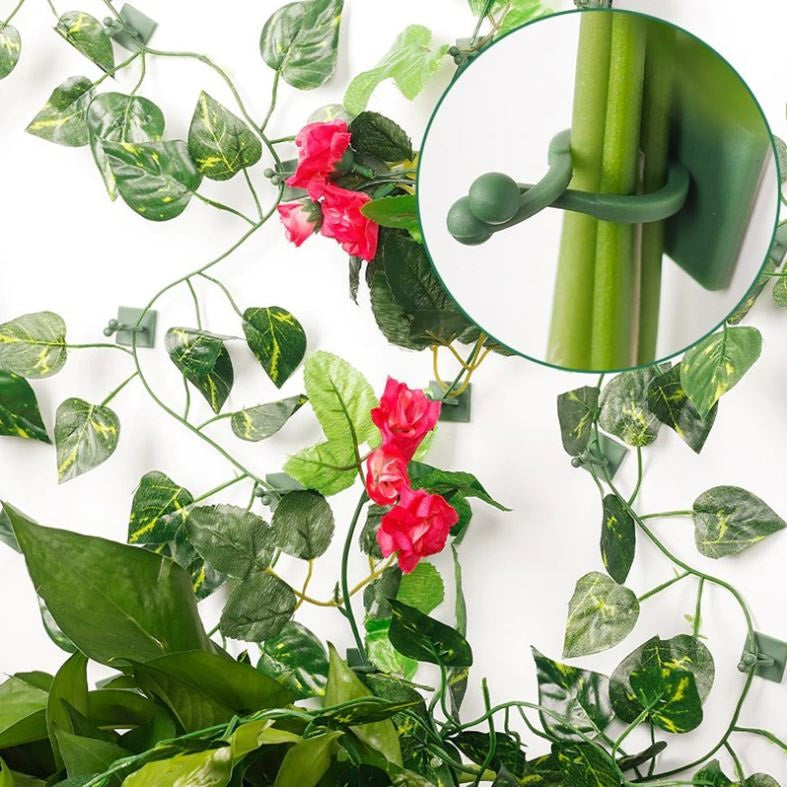 [CARBONE]TS175|ABRAZADERA INVISIBLE DE PARED PARA PLANTAS TREPADORAS. PAQUETE DE 30 PIEZAS.