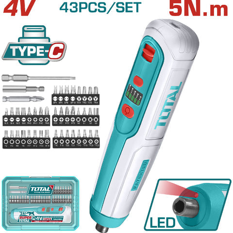 [SKUIMG]TSDLI04062|DESTORNILLADOR INALAMBRICO 4V 5 N.M . CARGA POR USB TIPO CELULAR SAMSUNG. SE VENDE POR SEPARADO.