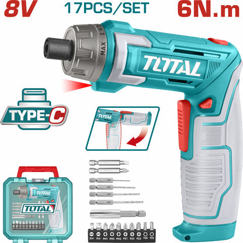 [SKUIMG]TSDLI08025|DESTORNILLADOR INALAMBRICO 8V 6N.M. 1/4" 220RPM CARGA POR USB TIPO CELULAR SAMSUNG SE VENDE POR SEPA