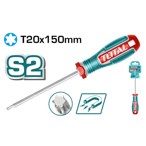 [SKUIMG]TSDT20150|DESTORNILLADOR TORX 20X150MM MATERIAL DE LA HOJA: S2 TIPO DE PUNTA: TORX T10 MAGNETICO