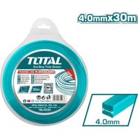 [SKUIMG]TSL4030|TSL4030.jpg|NYLON CUADRADO PARA DESMALEZADORA (GUIRA). 4.0 MM. 30M. EMPACADO EN BLÍSTER