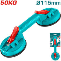 [SKUIMG]TSP02501|VENTOSA DOBLE SUCCIÓN, MANGO DE ABS, SOPORTA 50KG DE PESO, DIÁMETRO DE SUCCIÓN 115M