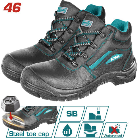 [SKUIMG]TSP202SB.46|BOTAS DE SEGURIDAD DE CUERO CON PUNTA DE ACERO. RESISTENTE AL ACEITE.
