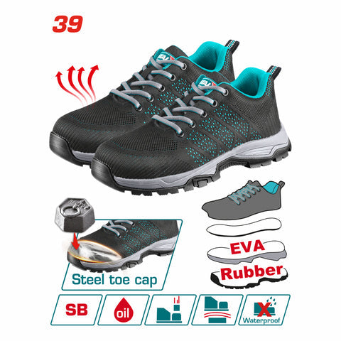 [SKUIMG]TSP206SB.39|ZAPATILLAS DE SEGURIDAD TOTAL. ALTA CALIDAD. PUNTA DE ACERO + ANTICLAVOS + ANTIRESBALANTE