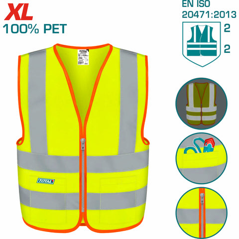 [SKUIMG]TSP63XL|CHALECO REFLECTIVO DE SEGURIDAD AMARILLO.