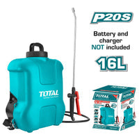 [SKUIMG]TSPLI2001|FUMIGADOR ASPERSOR DE BATERIA LITIO DE 20V TIPO MOCHILA PARA USO AGRICOLA DE 16 LITROS.
