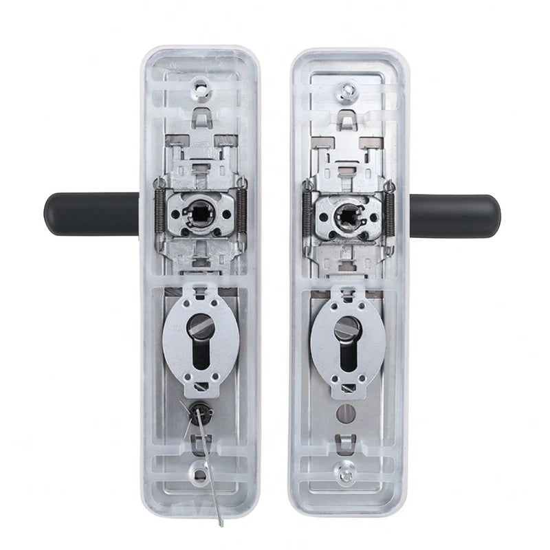 [SKUIMG]TU532|TU532-FRONTEND-4ws7VPtEuMO052PT.png|MANIJA (CHAPA) DE PUERTA DE DOBLE TRACCIÓN. TIRADOR DOBLE RESORTE CON PLACA DE ACERO INOXIDABLE 280X