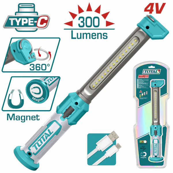 [SKUIMG]TWLI043006|TWLI043006-FRONTEND-fiuq3tcVvpD_QTyi.png|LINTERNA LAMPARA DE MANO 4V 3.5W LUMENS 300 ±10% / BAJO: 75 ±10% CON BATERÍA RECARGABLE. INCLUYE CAB