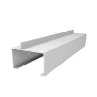 [SKUIMG]U122-WHITE|U122-WHITE.jpg|CE-30 PERFIL MARCO FIJO 3" X 1 3/4" ABIERTO CON ALETA DESCENTRADA. E = 1.8 MM. L = 5.85 M BLANCO