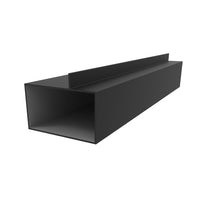 [SKUIMG]U123-BLACK|U123-BLACK.jpg|PERFIL CERRADO 3"X1 3/4"