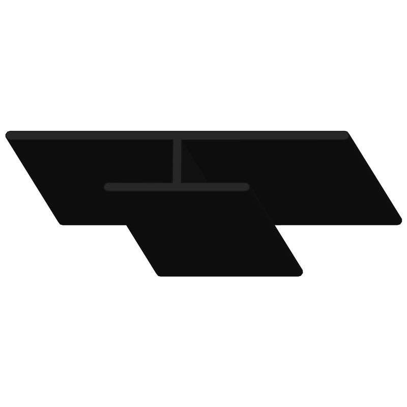 [SKUIMG]U173-BLACK|U173-BLACK.jpg|PERFIL T REMATE CENTRAL ENTRE LAMINAS DE ALTERNATIVE WALL