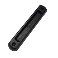 [SKUIMG]UA090-BLACK|TIRADOR UÑERO SOBREPUESTO PARA ALUMINIO. COLOR NEGRO