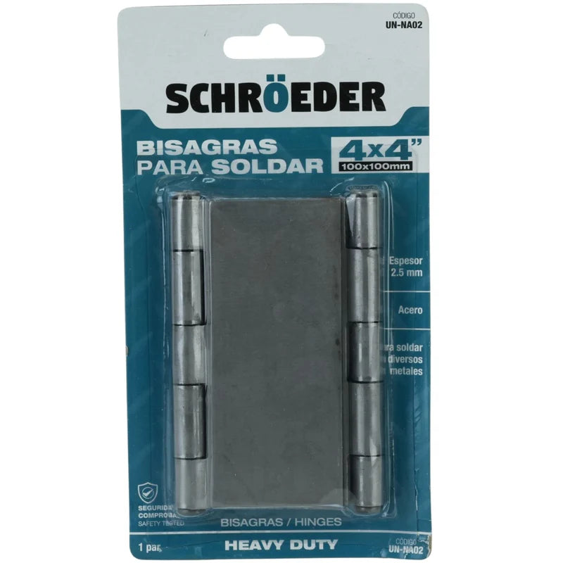 [SKUIMG]UN-NA02|UN-NA02-FRONTEND-WhmLMODczkuQ4_ha.png|BISAGRAS PARA SOLDAR 4"X4"X2.5MM SUPERFICIE NATURAL 1 PAR (2 PIEZAS)