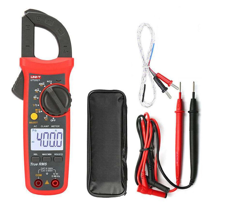 [CARBONE]UT202|MEDIDOR DE ABRAZADERA PINZA AMPERIM�TRICA UNI-T UT202 DISE�ADA PARA MEDIR VOLTAJE AC, DC, CORRIENTE