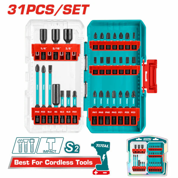 [SKUIMG]UTACSDL11306|UTACSDL11306-FRONTEND-nNGcFd1YEFWGYK5X.png|PUNTAS DE DESTORNILLADOR DE IMPACTO. SET DE 31 PIEZAS PARA TALADRO. IDEAL PARA HERRAMIENTAS INALÁMBR