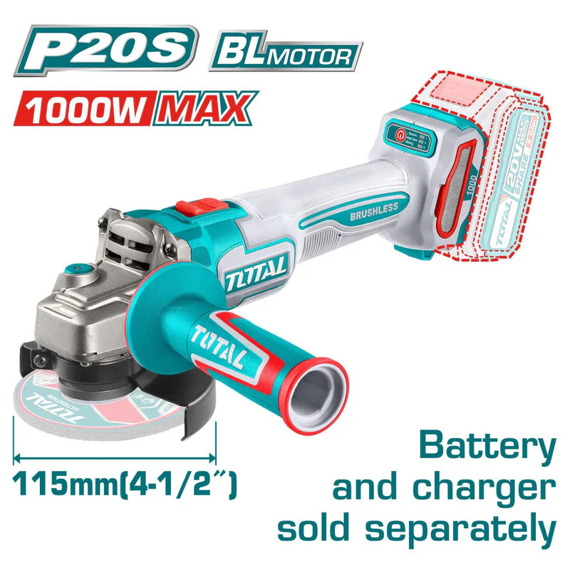 [SKUIMG]UTAGLI27153|UTAGLI27153-FRONTEND-QStWG98UV1ixwHGM.png|FLEXIBLE INALÁMBRICA 4-1/2" 20V 1000W LIJADORA ESMERILADORA ANGULAR NO INCLUYE BATERÍA NI CARGADOR.