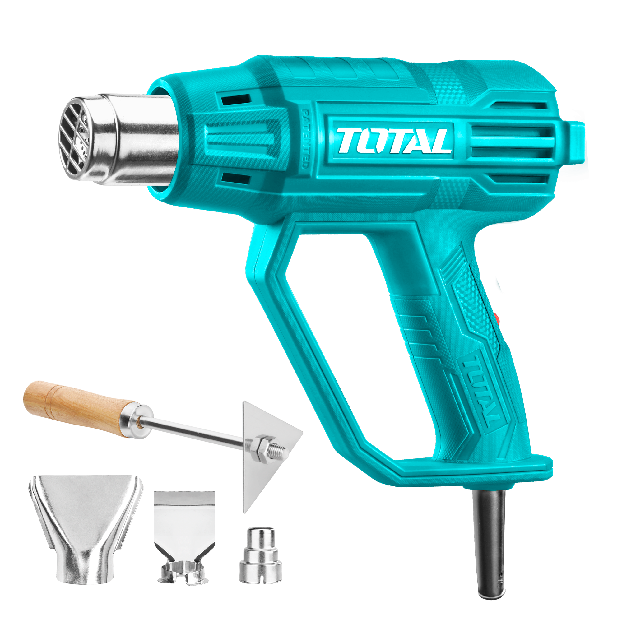 [SKUIMG]UTB20036|UTB20036.jpg|PISTOLA DE CALOR 2000W TEMP:350°C/550°C FLUJO:300/500 L/MIN 110-120V~60HZ CALID. INDUST.