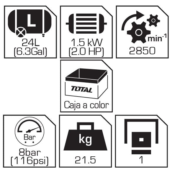 [SKUIMG]UTC120242|UTC120242.jpg|COMPRESOR DE AIRE 110V/60HZ