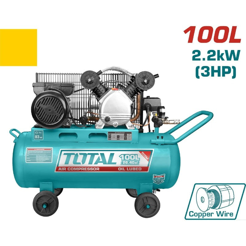 [SKUIMG]UTC2301006|UTC2301006.jpg|COMPRESOR DE AIRE DE CORREA, 100L(26.4GAL)